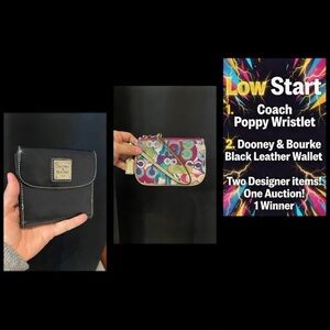 LOW START COACH poppy + DOONEY & BOURKE Leather wallet